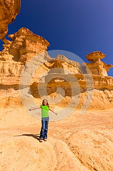 Bolnuevo Mazarron eroded sandstones Murcia photo