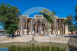 Bolo Hauz Mosque, Bukhara, Uzbekistan