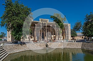 Bolo Hauz Mosque, Bukhara, Uzbekistan photo