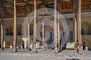 Bolo Hauz Mosque, Bukhara, Uzbekistan photo
