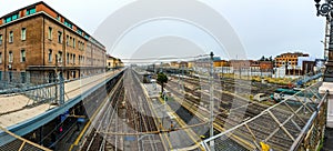 Bologna Centrale is railway station in Italy photo
