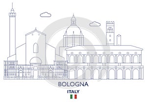 Bologna City Skyline, Italy photo