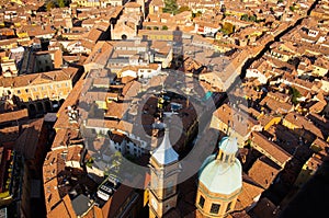 Bologna city view from Two Towers