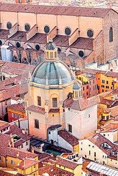 Bologna cityscape view