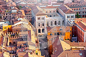 Bologna cityscape view photo