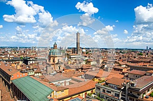 Bologna emilia romagna italy city aerial