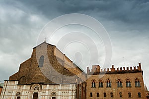 Bologna, Italy. Basilica di San Petronio photo