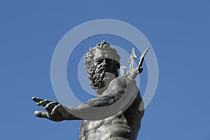 Bologna, Italy, Fountain of Neptune in Neptune square