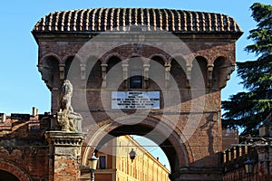 Bologna - Italy, Porta Saragozza city gate