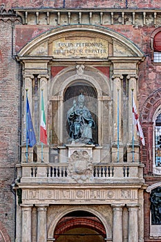 Bologna, Italy, statue of Pope Gregory XIII