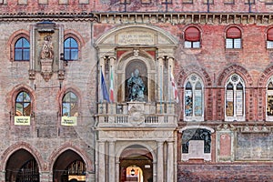 Bologna, Italy, statue of Pope Gregory XIII