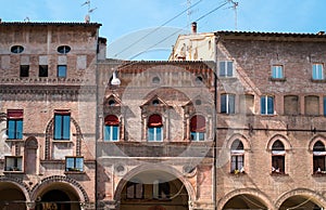 Bologna renaissance peculiar windows photo