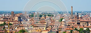 Bologna tour aerial view sightsee emilia romagna photo