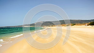 Bolonia beach with easterly wind, Andalusia, southern Spain