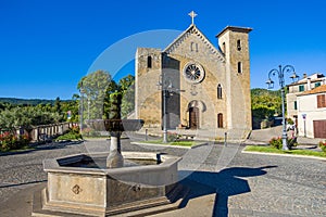 Bolsena, Italy - The old town of Bolsena on the namesake lake