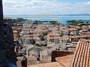 Bolsena - Scorcio panoramico dal castello photo