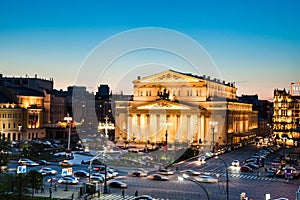 Bolshoi theatre in moscow
