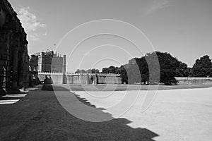 Bolsover Castle in the sun