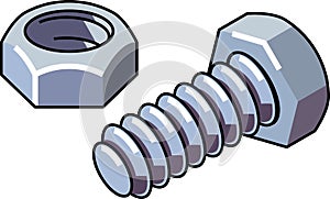 Bolt and nut