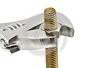 Bolt, nut and gaechy key