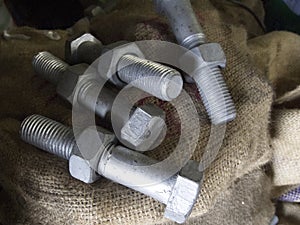 Bolt nut steel industries Sack