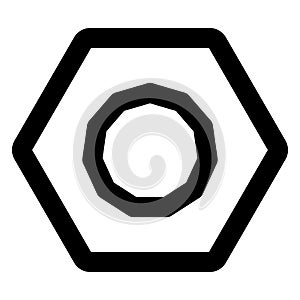 Bolt, spring Bold Vector Icon which can be easily edited or modified