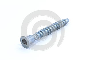 A bolt on a white background