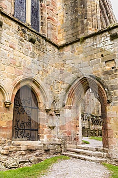 Bolton Abbey entrance in Yorkshire Dales