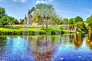 Bolton Abbey in Yorkshire Dales, Great Britain.