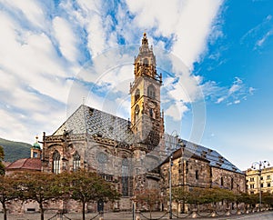 Bolzano cathedral, Santa Maria Assunta. South Tyrol, Italy, Europe