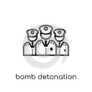 Bomb Detonation icon from Army collection.