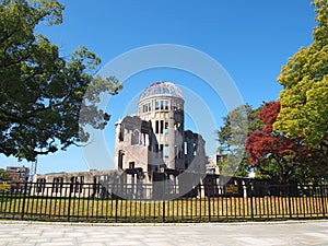 A-Bomb Dome in Hiroshima, Japan.