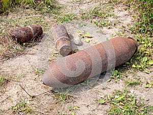 Bomb find pilot bombs from the Second World War