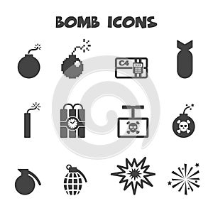 Bomb icons photo
