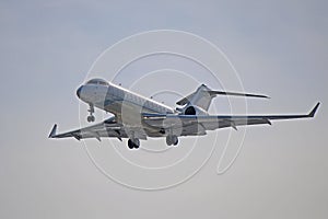 Bombardier Global 5000 Just Before Landing