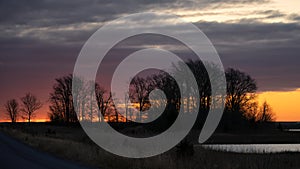 Bombay Hook National Wildlife Refuge sunrise.