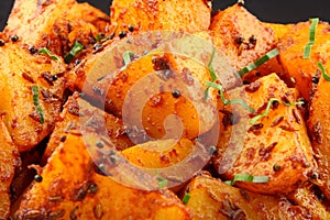 Bombay Potato Curry ,close up