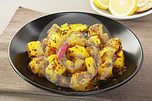 Bombay Potato Curry Indian Food photo