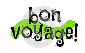 Bon voyage sticker