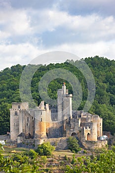 Bonaguil Castle in Lot et Garonne, France