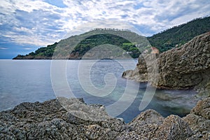 Bonassola coast - Ligurian sea - Long exposure