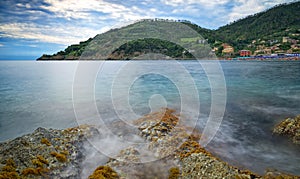 Bonassola coast - Ligurian sea - Long exposure