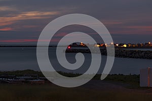 Bonavista Harbour at Night, Newfoundland