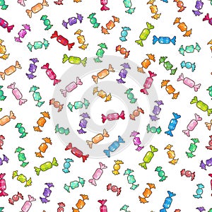 Bonbon seamless pattern