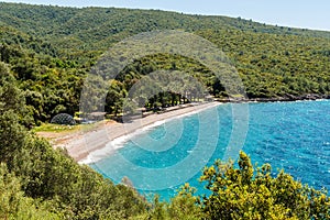 Boncuk beach near Marmaris resort town in Mugla, Turkey photo