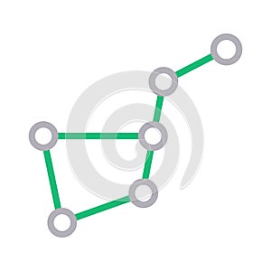 Bond colour line vector icon