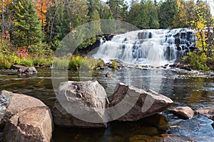 Bond Falls in Autumn - Upper Peninsula of Michigan