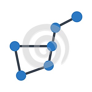 Bond glyph colour vector icon