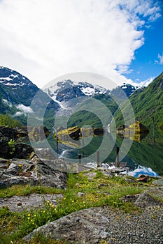 Bondhusvatnet lake, Norway