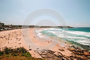 Bondi Beach in the eastern suburbs of Sydney, Australia